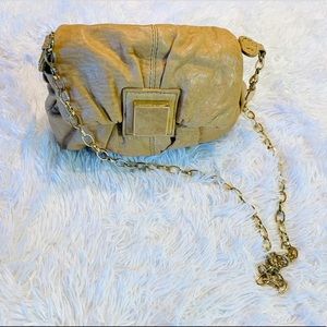 Gustto tan brown leather purse